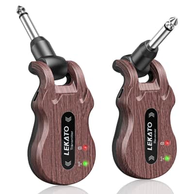 Wireless Guitar System 5.8G Audio Wireless Transmitter Receiver 4 Channels image 1