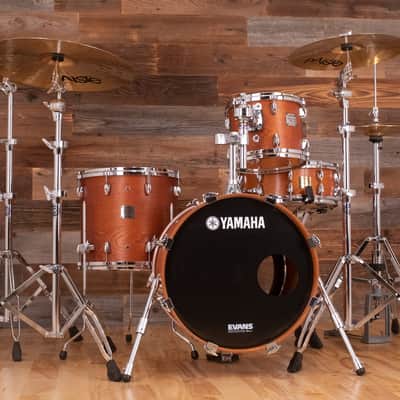 Yamaha Birch Custom Absolute 3 Piece Drum Kit, Vintage Natural (Pre Loved) image 5