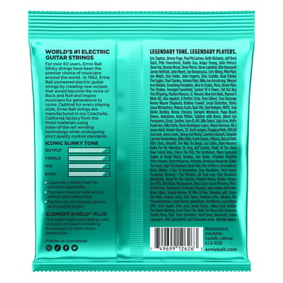 Ernie Ball 2626 Not Even Slinky Nickel Wound Electric Guitar Strings – .012-.056 image 2