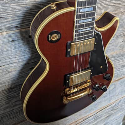 Used Gibson Custom Shop Art Historic '57 Les Paul Custom - Wine Red w/OHSC image 5