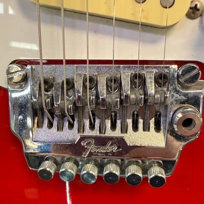 Squier Stratocaster Made In Japan with System 1 Tremolo, Red - Pre Owned image 4