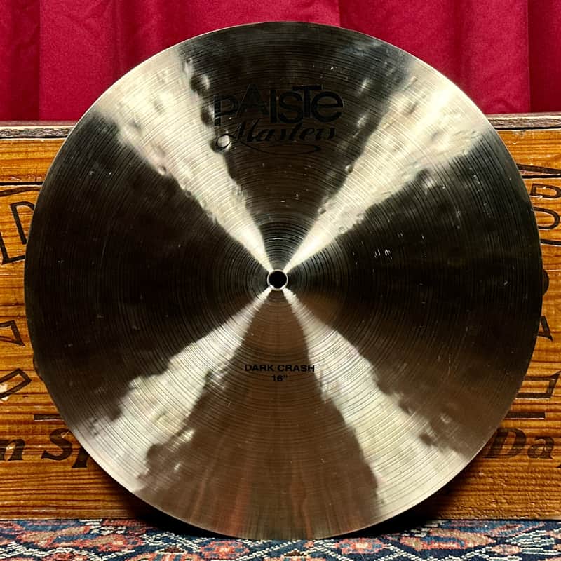 16" Paiste Masters Dark Crash Cymbal 984g *Video* image 1