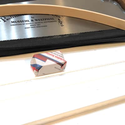 Electric musical saw tenor singing saw with case bow and instructions The Electric Mayhem.  2021 Wood image 5