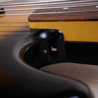 Fender JB62-FL Fretless Jazz Bass Reissue MIJ 1993 Sunburst Fujigen Made in Japan w/ Bag image 5