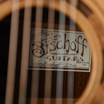 Bischoff Guitars 30th Anniversary Brazilian Rosewood Jumbo, '05 image 7