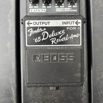 BOSS FDR-1 Fender ’65 Deluxe Reverb BOSS FDR-1 Fender '65 Deluxe Reverb Amp Pedal Clean Overdrive