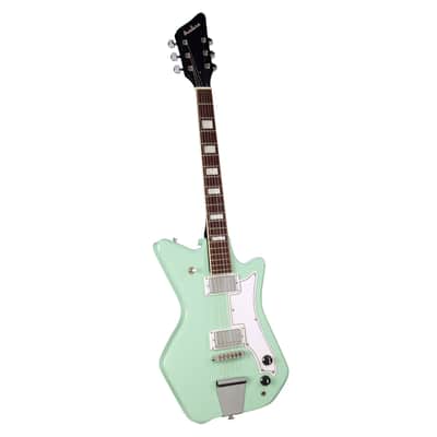 Airline Guitars Jetsons Jr 2P Seafoam Green image 8
