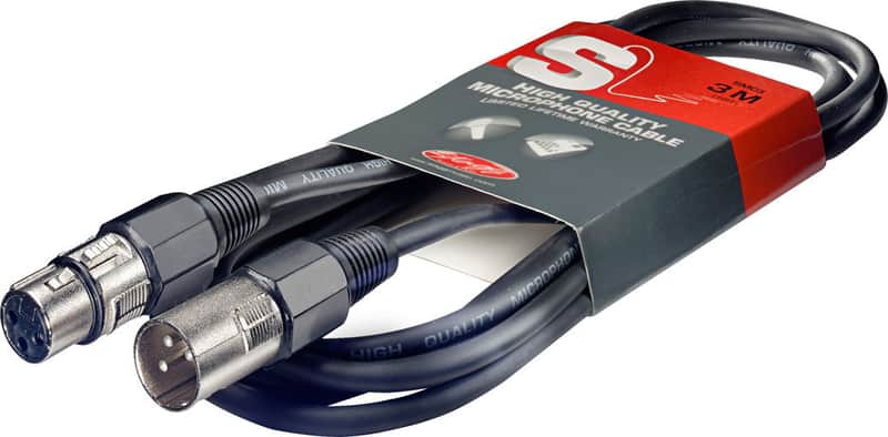 Stagg 6M 20Ft Microphone Cable XLR female-XLR male Mike Mic image 1