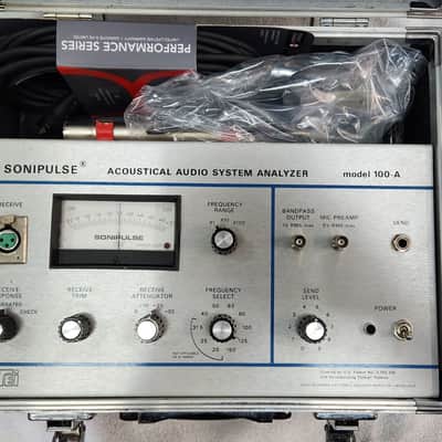 UREI Vintage (1975) Sonipulse 100-A with AKG C451E, with trunk and all manuals image 12