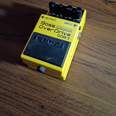 Boss ODB-3 Bass OverDrive (Silver Label) 1994 - Present - Yellow image 1