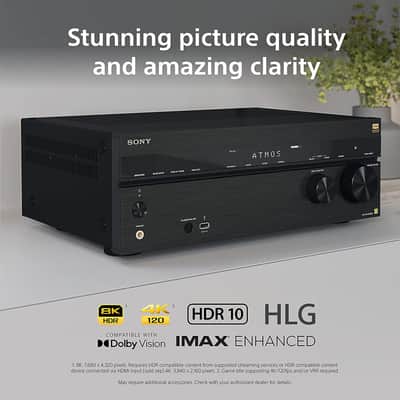 Sony STR-AN1000 7.2 ch Home Theater 8K A/V Receiver w/ Accessories + Warranty Bundle image 8