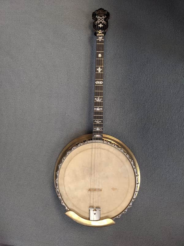 John Grey & Sons Vintage 4 String Banjo image 1