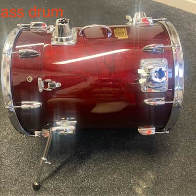 Yamaha Rick Marotta Hip Gig 5 Piece Nesting Drum Kit 2010s - Cherry Red image 11