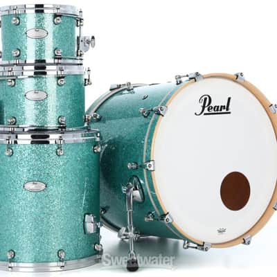 Pearl Music City Custom Reference One 4-piece Shell Pack - Turquoise Glass (RF1422-TGd1) image 2