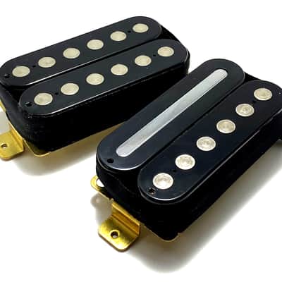 Phat Thunder Mixed HH Set, Thunder Bucker Bridge + Phat Screamer Neck Humbucker ~ Black image 4