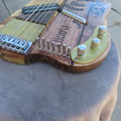 PAGE CUSTOM STICK DRONE 7 STRING CHAPMAN style DOUBLENECK GUITAR image 7