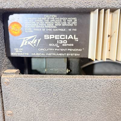 Peavey Special 130 Solo Series USA-Made 130-Watt Combo Amp – Legendary Loud Clean Headroom 1980's image 11