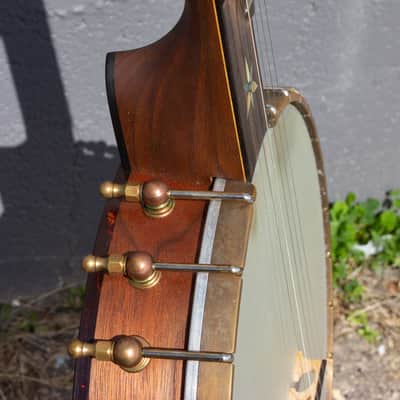 Ome Flora 12" Walnut Open Back Banjo & Case image 6