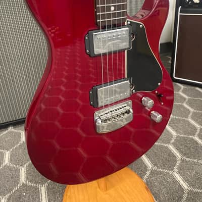 Ernie Ball Music Man HH Valentine - HR Red /Cherry 6 String Electric Guitar - *AUTHORIZED DEALER image 4
