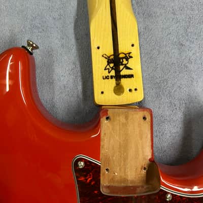 Fender  Stratocaster Partscaster 1955 Frampton Strat Recreation- Fiesta Red image 18