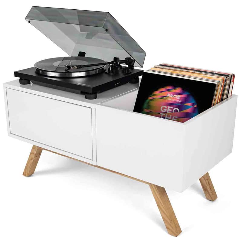 Glorious Turntable Lowboard - White image 1