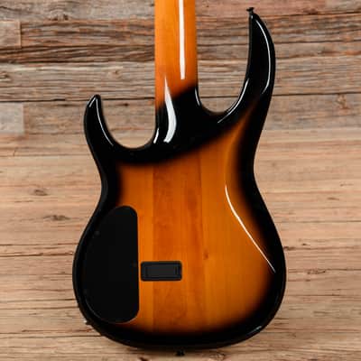 Carvin LB75 5 String Fretless Bass Sunburst image 3
