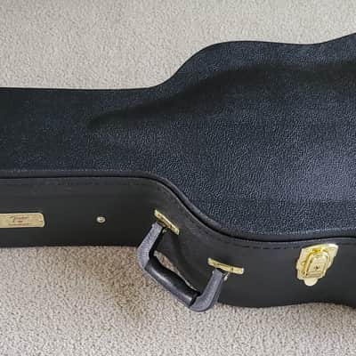 Fender PD-220E Dreadnought Acoustic Electric Guitar, Aged Cognac Burst, Hard Shell Case image 16