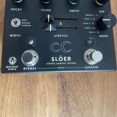 Walrus Audio Slöer Stereo Multi-Texture Reverb 2023 - Present - Matte Black image 1