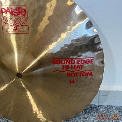 Paiste 2002 14” Sound Edge Hihat Cymbal (Bottom) image 2