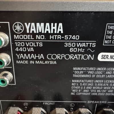 Yamaha HTR-5740 Receiver HiFi Stereo Vintage 6.1 Channel Home Theater Audio AVR image 6