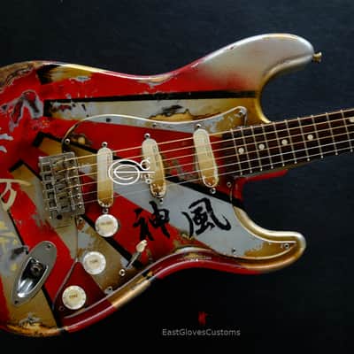 Fender Stratocaster Kamikaze Series 2nd Edition by EGC Aged heavy Relic image 13