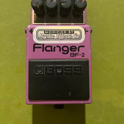 Boss BF-2 Flanger (Black Label) 1980 - 1984 - Purple {MODIFIED} image 1