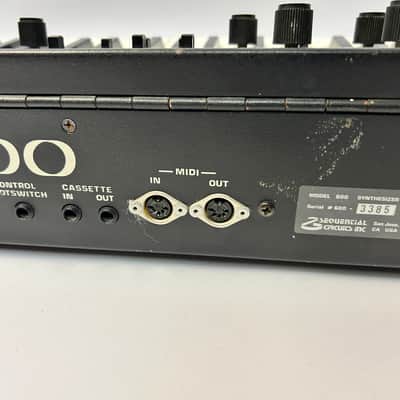 AS-IS* Sequential Prophet 600 61-Key 6-Voice Polyphonic Synthesizer 1982 - 1985 - Black with Wood Sides PROJECT image 11