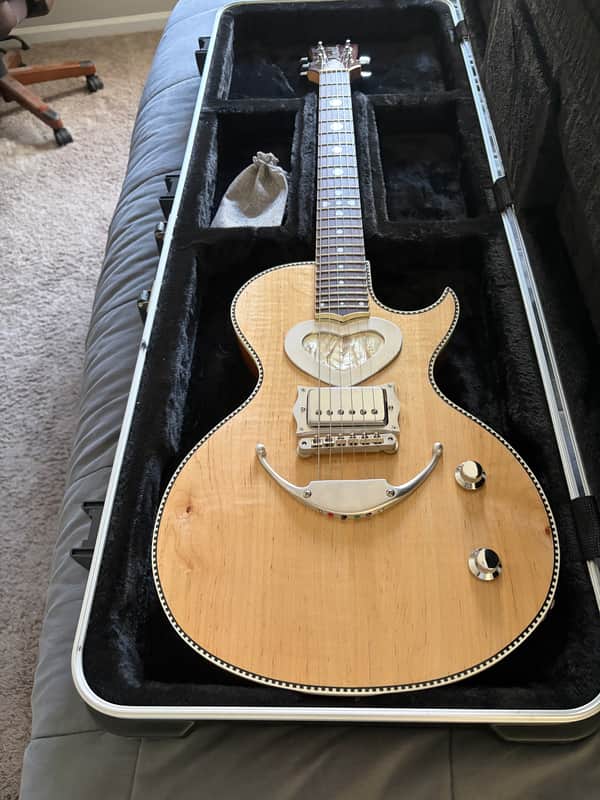 Mondell Custom Guitars Checkerboard Herat Custom Zemaitis Style 2022 - Natural