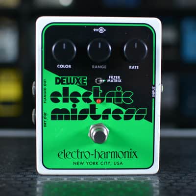 Electro-Harmonix Deluxe Electric Mistress XO Analog Flanger 2015 - 2023 - Black / Green image 1