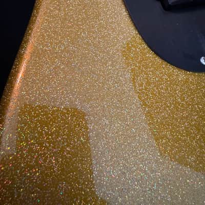 MINT Duesenberg Alliance Chris Chaney Bass Gold Sparkle PRISTINE image 4