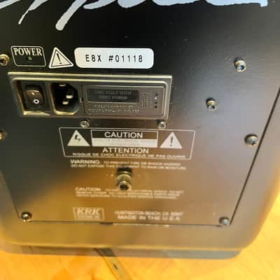 KRK Expose E8T 2-Way 8" Active Studio Monitor (Single) 2006 - 2007 - Black image 9
