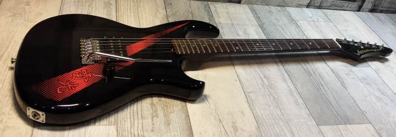 Aria Pro II RS Inazuma-V 1980s - Black w/Thunderbolt - MIJ | Reverb