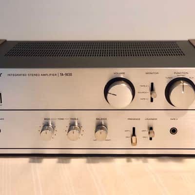 Vintage 70s SONY TA-1630 stereo integrated amplifier image 4