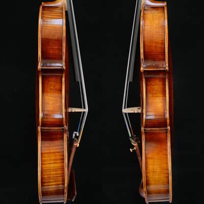 Wang Zhiguo, Beijing 16” viola with certificate 2025 - One piece back image 8