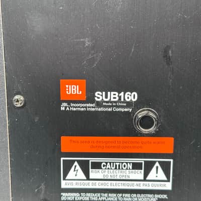 JBL SUB160 Home Theater Powered Subwoofer image 10