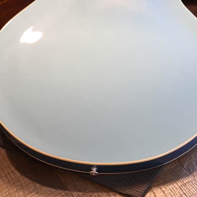 2024 Gibson ES-335 Block Semi-Hollow Electric Guitar Pelham Blue + OHSC image 16