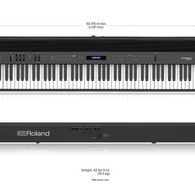 Roland FFP60XBKS K88-Key Digital Portable Piano bundle kit with Stand & Pedals image 2