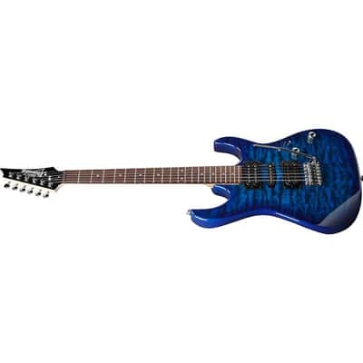 Ibanez GRX70QA RG GIO Series 6-String Electric Guitar - Transparent Blue Burst image 14