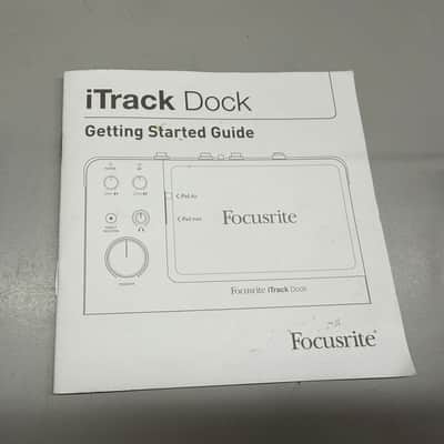 Focusrite iTrack Dock Mobile iPad Recording Interface 2010s - Black/Red image 5