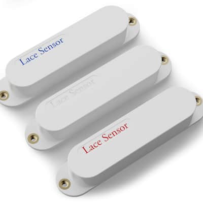 LACE Sensor "Ultimate Triple Set" 3-Pack Single Coil Pickups - White image 2