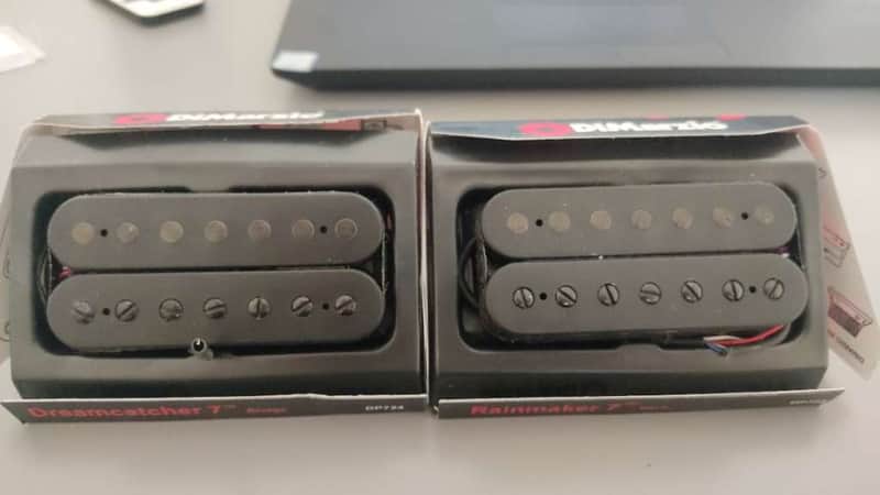 Sterling by Music Man JP 70 7 String Pickup set 2020's - Black image 1