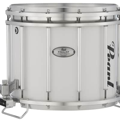 Pearl Marching Snare Drum, Pure White (FBX1412/A33) image 2
