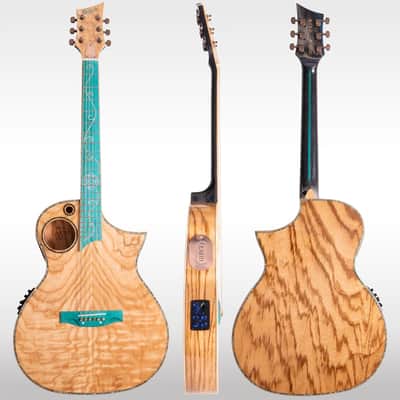 Lindo Earth V2 Slim Body Electro Acoustic Guitar and Premium Hardcase image 3