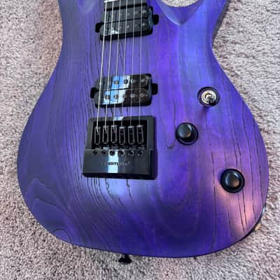 Solar Guitars AC6P RAW - EUROPEAN MASTER SERIES 2024 - Raw Purple Open Pore image 13